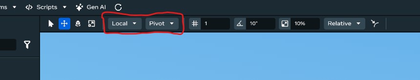 Transform Modes Example