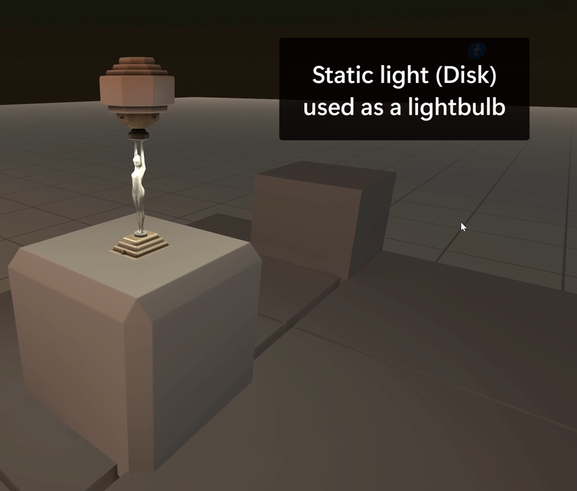 disk lamp