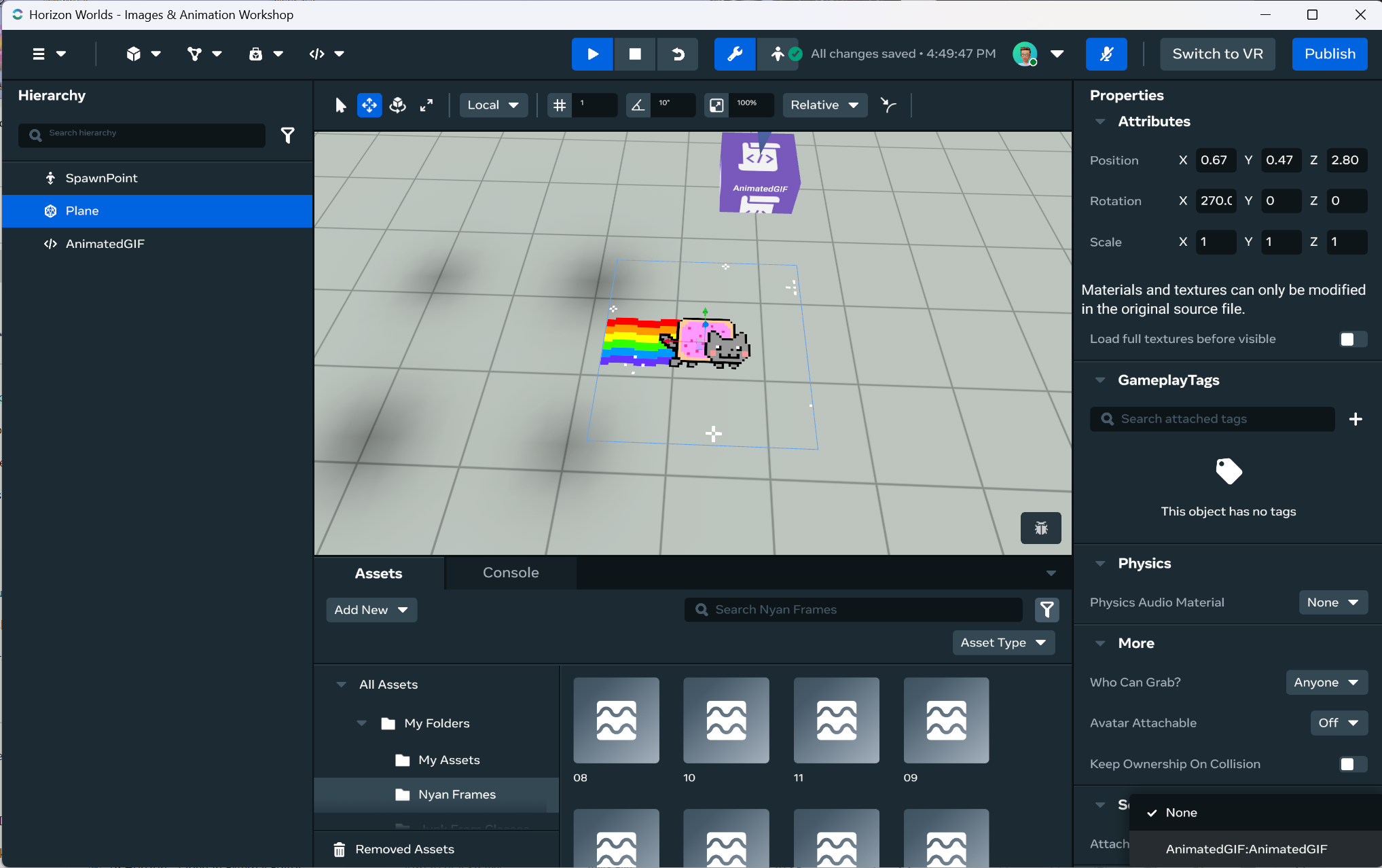 25 Horizon - Select UIO Object Attach AnimatedGIF Script.png