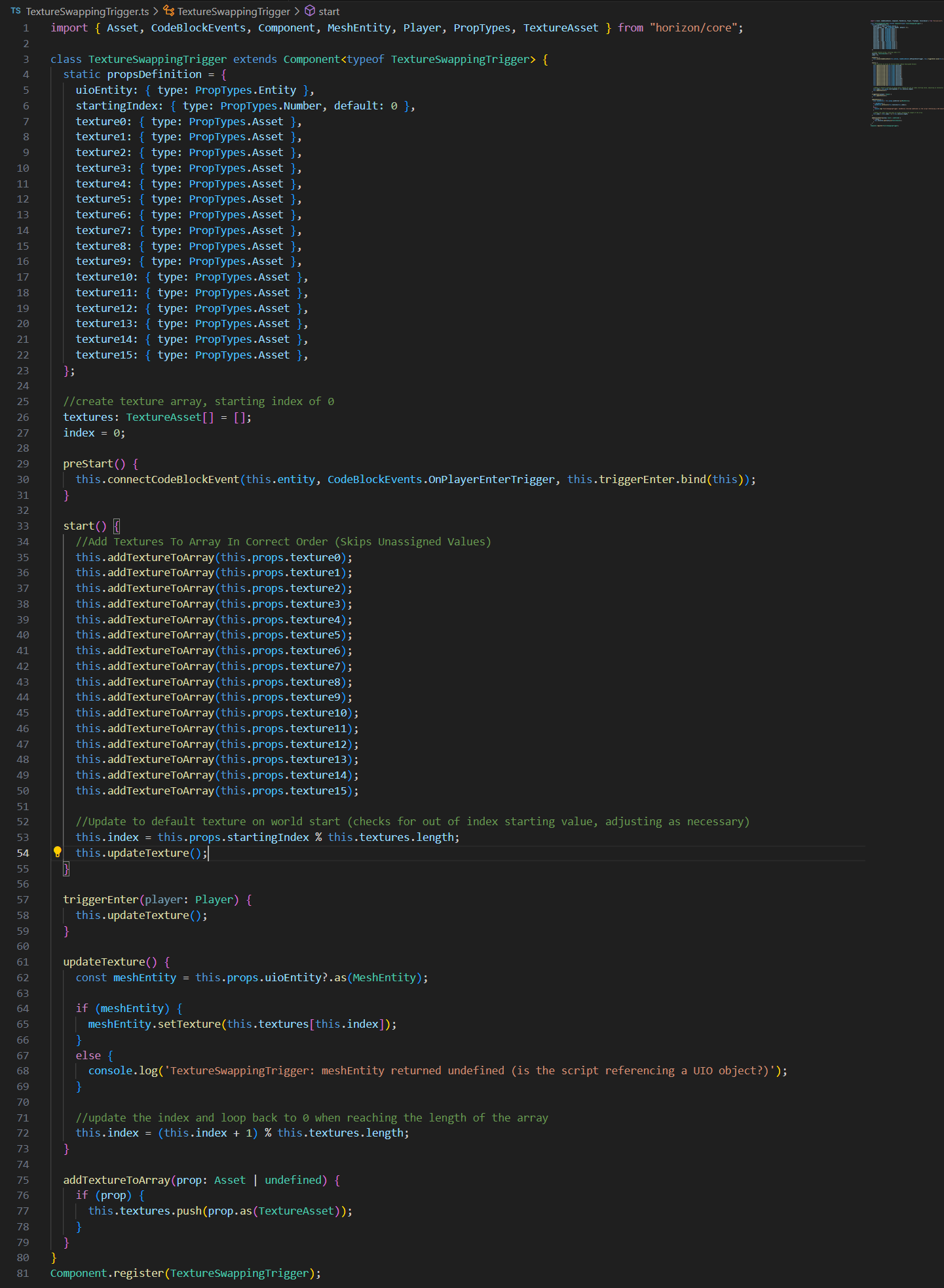 38 Horizon - Create TextureSwappingTriggerScript.png