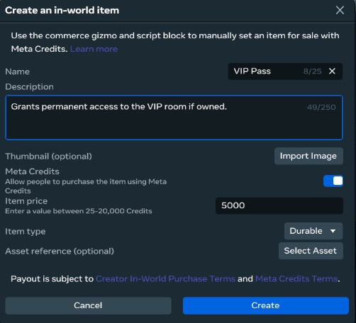Durable Key Settings