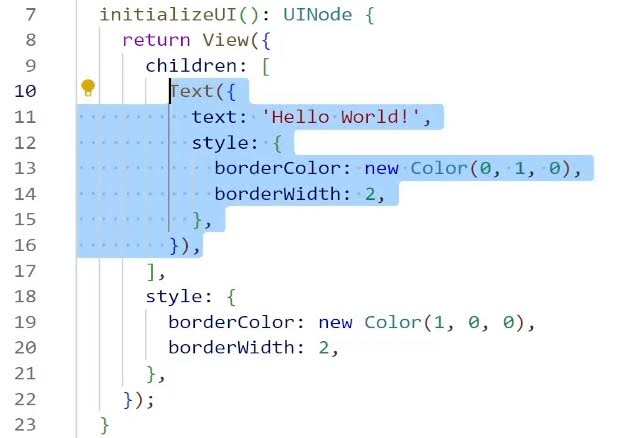 Image shows text being pasted back into the sample script as per the instructions
