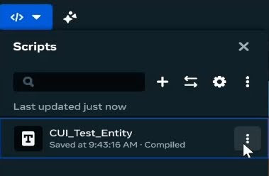 Screenshot shows the settings menu a mouse cursor on the 'three-dot icon'